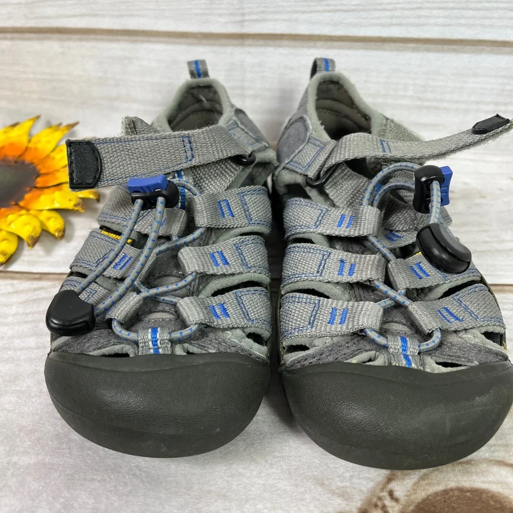 Keen Kids Newport H2 Water Sandals Gray Blue Shoes Outdoor K1 1 Boys